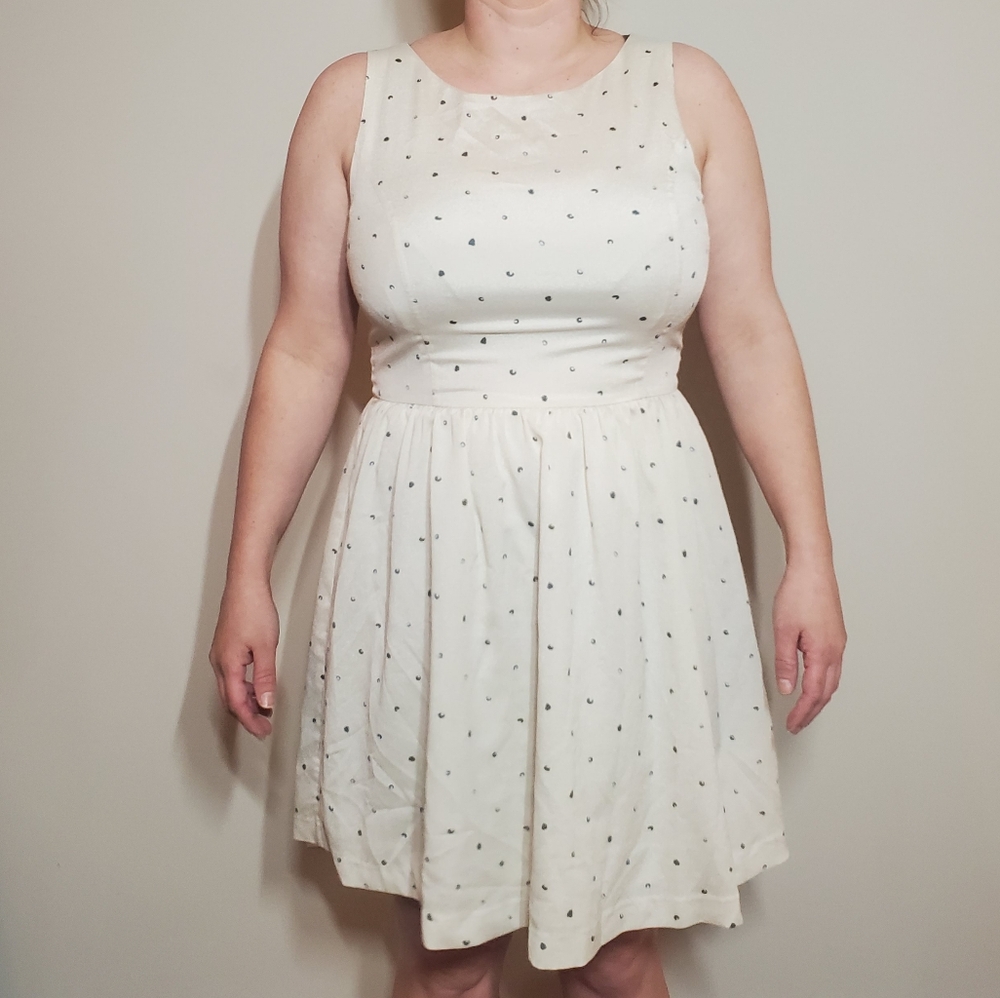 White Polka Dot Dress